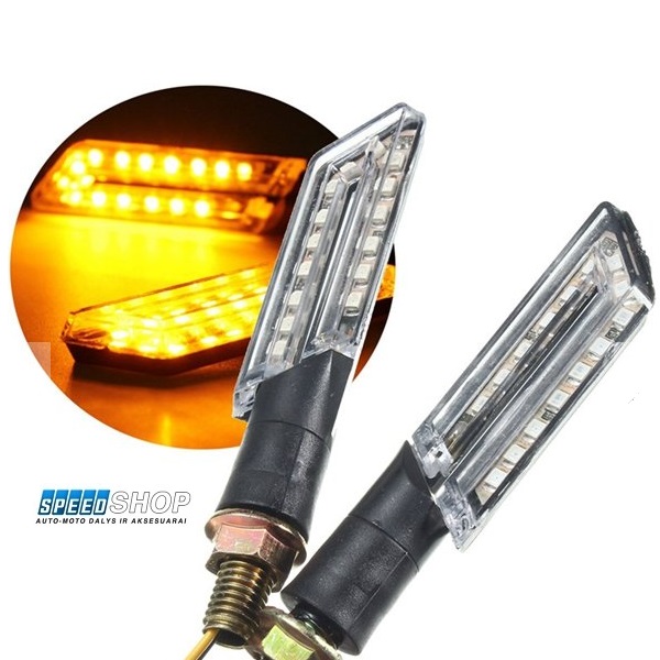 Moto posūkiai LED kilpa